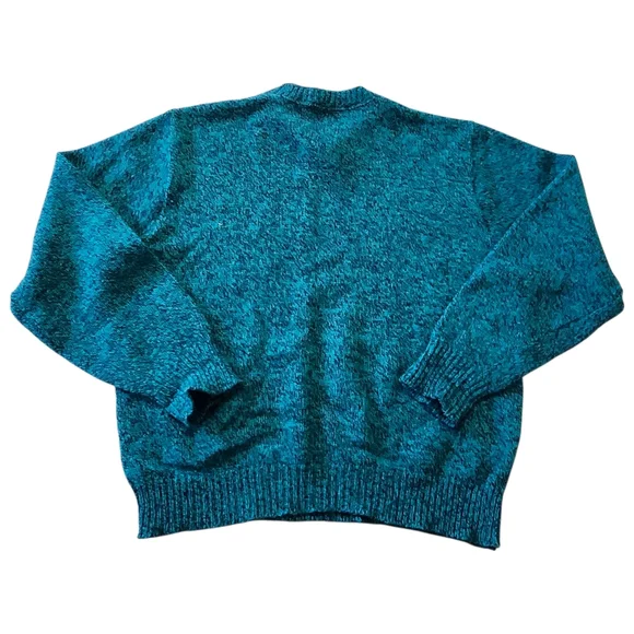 Eastern Mountain Sports Teal Crewneck Wool Sweater. Sz. XL - Picture 2 of 6